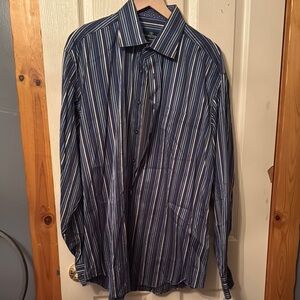 Bugatchi Multicolor Striped Shirt